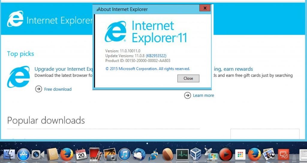 Internet explorer mac os x 10.10